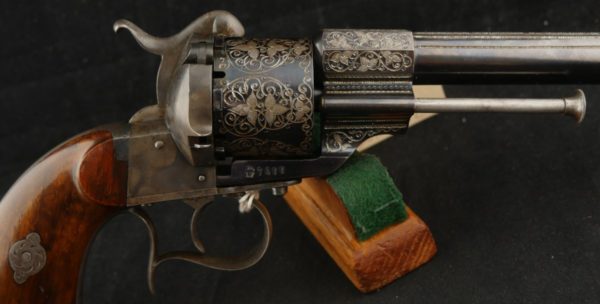 GR79-1122-4389, Factory Engraved M-1856 9 MM Pinfire Revolver. BUY NOW - Image 6