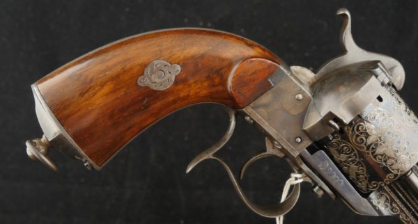 GR79-1122-4389, Factory Engraved M-1856 9 MM Pinfire Revolver. BUY NOW - Image 7