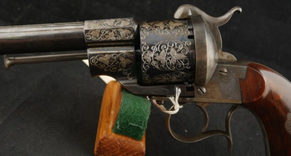 GR79-1122-4389, Factory Engraved M-1856 9 MM Pinfire Revolver. BUY NOW - Image 13