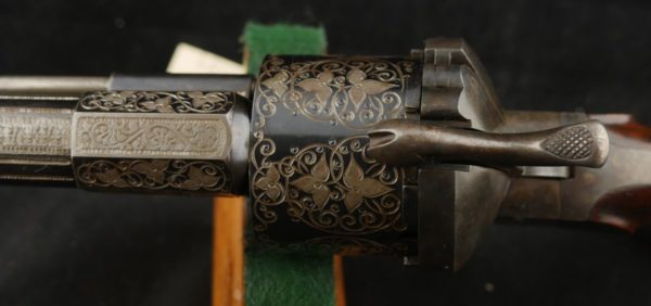 GR79-1122-4389, Factory Engraved M-1856 9 MM Pinfire Revolver. BUY NOW - Image 16