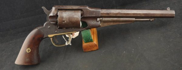 GR79-1122-4395, Remington New Model Army 1st Type Conversion. 5 Shot. .46 RF Cal. “Am. Ex. Co. 265” marked. BUY NOW