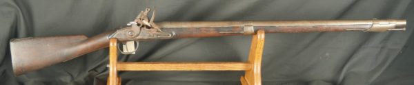 GR79-0123-4486, US Model 1795 Harpers Ferry Flint Musket, Type I, dated 1801. BLOWOUT