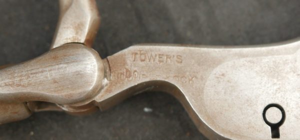 079-0123-9023, Pair of Western Style Tower marked cuffs. BLOWOUT - Image 4