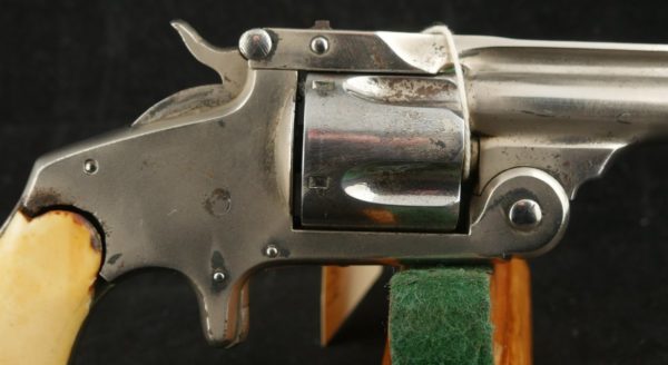 079-0123-9032, Smith and Wesson # 1 1/2 SA .32 CF with 60% original nickel. 5 Inch Barrel. BLOWOUT - Image 5