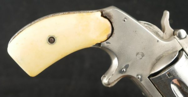 079-0123-9032, Smith and Wesson # 1 1/2 SA .32 CF with 60% original nickel. 5 Inch Barrel. BLOWOUT - Image 6