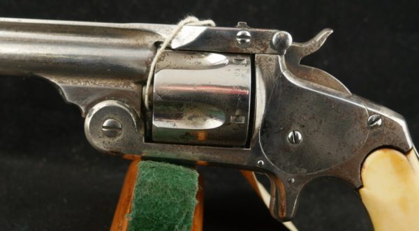 079-0123-9032, Smith and Wesson # 1 1/2 SA .32 CF with 60% original nickel. 5 Inch Barrel. BLOWOUT - Image 11