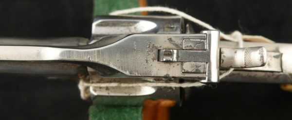 079-0123-9032, Smith and Wesson # 1 1/2 SA .32 CF with 60% original nickel. 5 Inch Barrel. BLOWOUT - Image 16