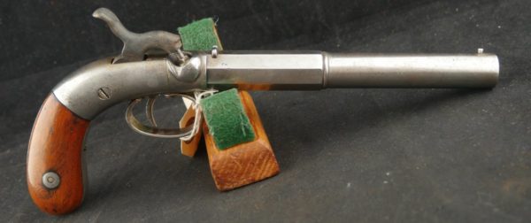 079-0123-8073, Stocking Single Shot Pocket Rifle with long 6 inch barrel. BLOWOUT