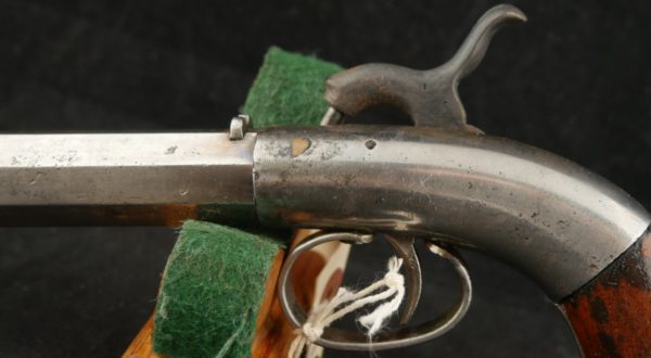 079-0123-8073, Stocking Single Shot Pocket Rifle with long 6 inch barrel. BLOWOUT - Image 13