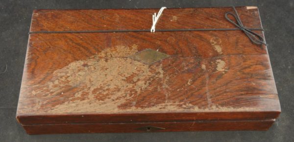 079-0123-9053, Original Dealer Wood Case for a Colt M-1849. BLOWOUT