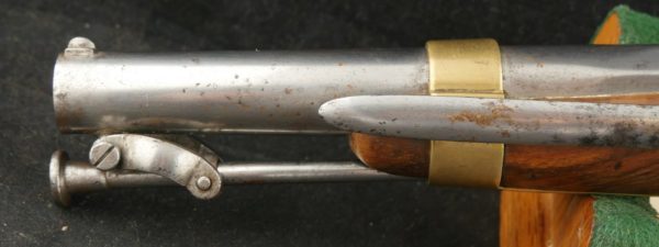 GR79-0223-4564, French Model 1842 Single Shot Percussion Navy Pistol with Navy Anchor. BLOWOUT - Image 11