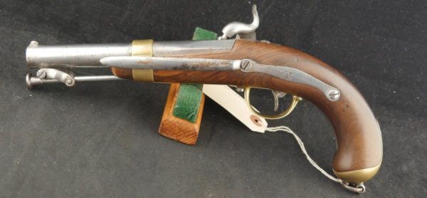 GR79-0223-4564, French Model 1842 Single Shot Percussion Navy Pistol with Navy Anchor. BLOWOUT - Image 3