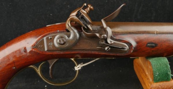 GR79-0323-4569, D. Egg LONDON, Single Shot Flint Pistol with iron barrel. BLOWOUT - Image 7