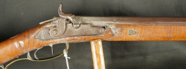 GR79-0223-4579, American Flint Plains Rifle, converted to percussion. The name LECHLER. BLOWOUT - Image 5