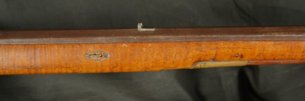 GR79-0223-4579, American Flint Plains Rifle, converted to percussion. The name LECHLER. BLOWOUT - Image 6