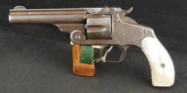 079-0323-7067, Smith and Wesson New Model #3 SA with period western style engraving. BUY NOW - Image 3