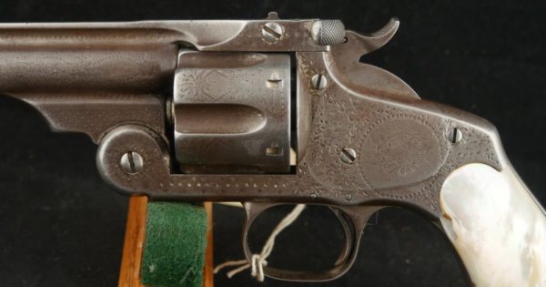 079-0323-7067, Smith and Wesson New Model #3 SA with period western style engraving. BUY NOW - Image 12