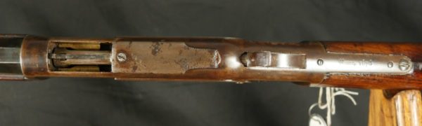 079-0323-8243, Winchester M-1873 44-40 2nd Model Rifle with presentation medallions on the butt stock. BUY NOW - Image 10