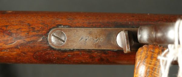 079-0323-8243, Winchester M-1873 44-40 2nd Model Rifle with presentation medallions on the butt stock. BUY NOW - Image 25