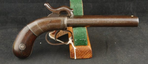 079-0323-8255, Allen and Wheelock double barrel pistol. BLOWOUT