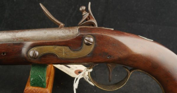 079-0923- 8291 , SHARPE, English Flint Trade Pistol, Flat lock-plate. BLOWOUT - Image 19