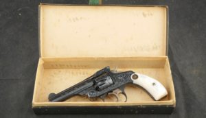 GR79-0323-4628, Smith and Wesson .32 CF, with excellent quality engraving. BUY NOW