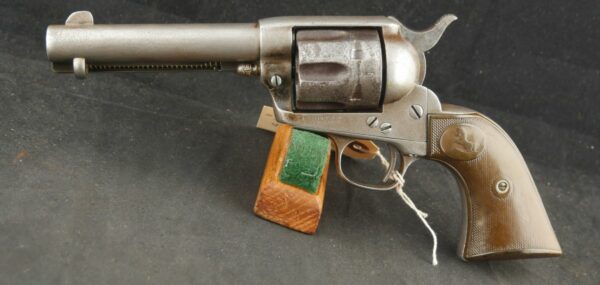 079-0423-8297, Colt SA .45 cal revolver. With 4 ¾ inch barrel, 2 line barrel address. BUY NOW - Image 4