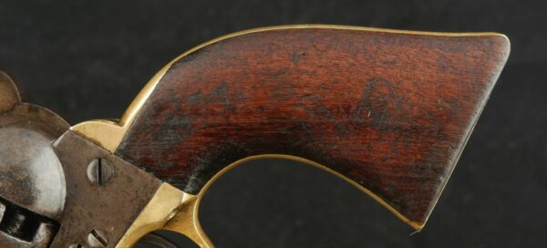 079-0523-8396, US Colt M-1861 Navy with sub-inspector marks on backstrap. BUY NOW - Image 3