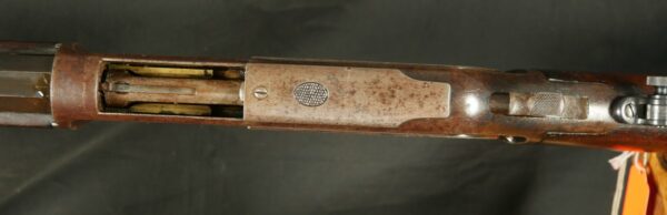 079-0923-8403A, Early Winchester 2nd M-1876 Rifle with Thumb Print Dust Cover. BUY NOW - Image 3