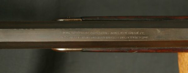 079-0923-8403A, Early Winchester 2nd M-1876 Rifle with Thumb Print Dust Cover. BUY NOW - Image 23