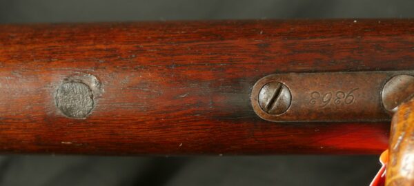 079-0923-8403A, Early Winchester 2nd M-1876 Rifle with Thumb Print Dust Cover. BUY NOW - Image 15