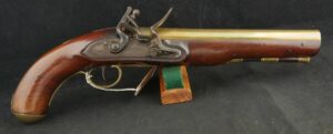 BL-0523-0001, British New Land Pattern Flint Pistol with captured ramrod. BUY NOW