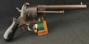 GR79-0623-4713, Huge Liege Proofed DA 15 MM cal. Pinfire Revolver. BUY NOW
