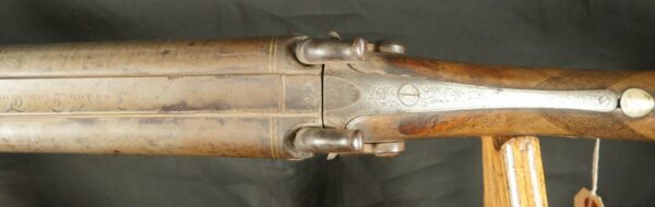 079-0723-8369, Mortimer English Double Barrel Percussion Shotgun in 10 gauge. BLOWOUT - Image 12