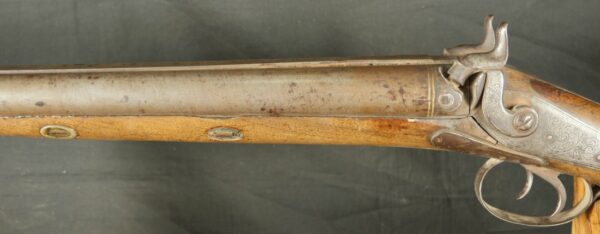 079-0723-8369, Mortimer English Double Barrel Percussion Shotgun in 10 gauge. BLOWOUT - Image 8