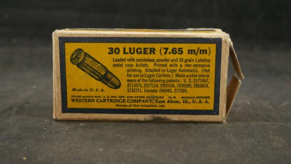 KG79-0623-0008, Antique Ammo, Western Cartridges, .30 Lugar, (7.65 MM) Center Fire, BLOWOUT - Image 6