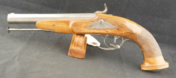 079-0923-8494, Pair of Belgium Single Shot Percussion Pistols. BLOWOUT - Image 4