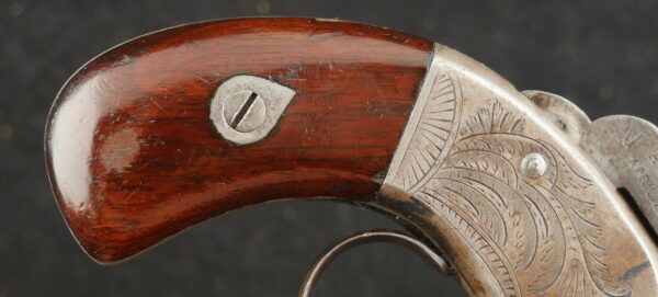 079-0823-8518, RARE ELLS PATENT .31 CAL PERCUSSION POCKET REVOLVER. BUY NOW - Image 4