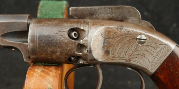 079-0823-8518, RARE ELLS PATENT .31 CAL PERCUSSION POCKET REVOLVER. BUY NOW - Image 17