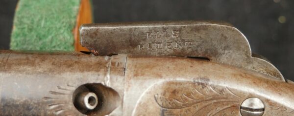 079-0823-8518, RARE ELLS PATENT .31 CAL PERCUSSION POCKET REVOLVER. BUY NOW - Image 16
