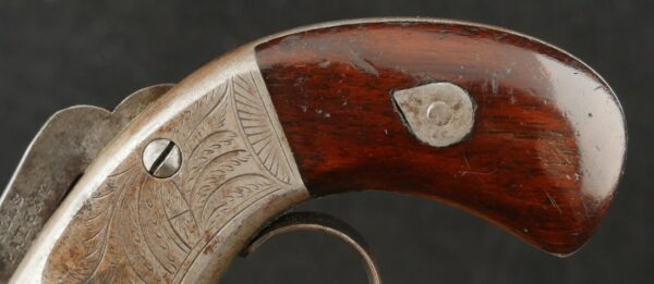 079-0823-8518, RARE ELLS PATENT .31 CAL PERCUSSION POCKET REVOLVER. BUY NOW - Image 15