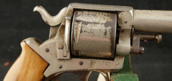 079-0923-8532, British Bulldog 5 shot revolver with original bone grips. BLOWOUT - Image 14