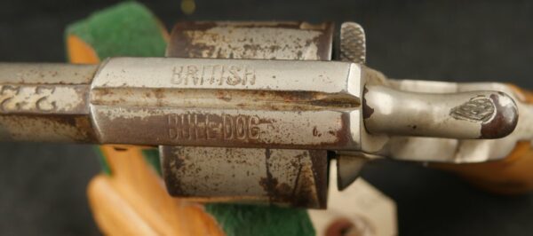 079-0923-8532, British Bulldog 5 shot revolver with original bone grips. BLOWOUT - Image 23
