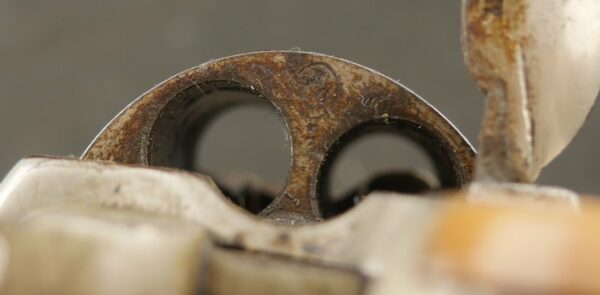 079-0923-8532, British Bulldog 5 shot revolver with original bone grips. BLOWOUT - Image 3