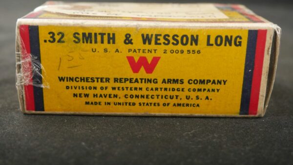 KG79-0823-0103, VINTAGE FULL BOX OF 98GR. WINCHESTER .32 SMITH & WESSON. BUY NOW - Image 4