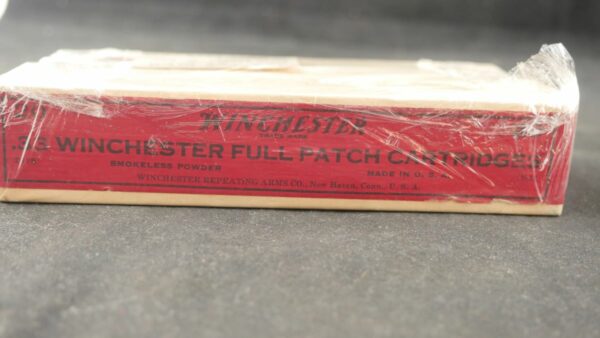 KG79-0623-0137, Vintage Unopened box of .33 Winchester Full Patch Cartridges, 200 grains for 1886 Rifle. BUY NOW - Image 4