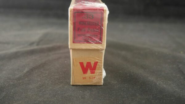 KG79-0623-0137, Vintage Unopened box of .33 Winchester Full Patch Cartridges, 200 grains for 1886 Rifle. BUY NOW - Image 3