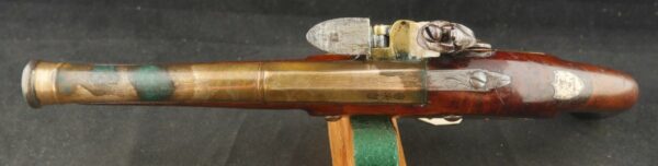 GR-0923-4863, Brass Mounted Canon Barrel Flint Pistol. BLOWOUT - Image 4