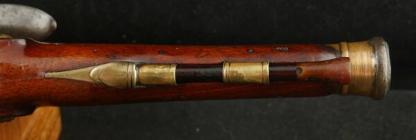 GR-0923-4863, Brass Mounted Canon Barrel Flint Pistol. BLOWOUT - Image 9