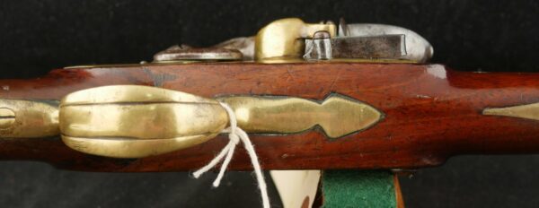 GR-0923-4863, Brass Mounted Canon Barrel Flint Pistol. BLOWOUT - Image 10